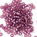 15/0 Semi Matte Gold Lined Plum Japanese Seed Bead-General Bead