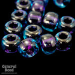 6/0 Purple Lined Aqua Japanese Seed Bead-General Bead