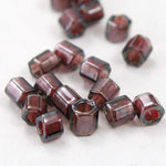 8/0 Rose Lined Black Diamond Hex Seed Bead (20 gm) #JJG012-General Bead