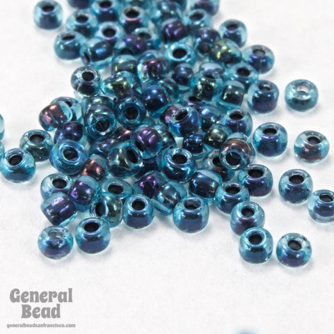 11/0 Black Lined Sapphire AB Japanese Seed Bead-General Bead