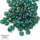 11/0 Tan Lined Emerald AB Japanese Seed Bead-General Bead