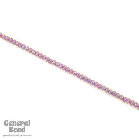 11/0 Lavender Lined Champagne AB Japanese Seed Bead-General Bead