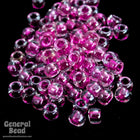 11/0 Magenta Lined Crystal Japanese Seed Bead-General Bead