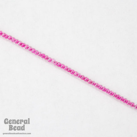 11/0 Magenta Lined Crystal Japanese Seed Bead-General Bead