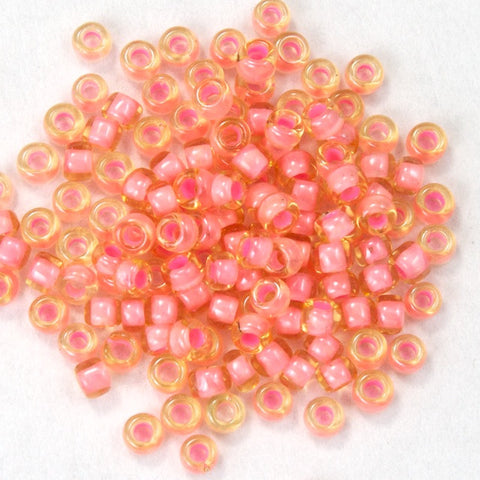 15/0 Lined Salmon Japanese Seed Bead-General Bead