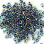 15/0 Lined Champagne/Capri AB Japanese Seed Bead-General Bead