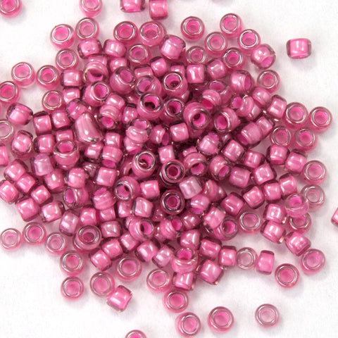 15/0 Lined Pink/Rose Japanese Seed Bead-General Bead