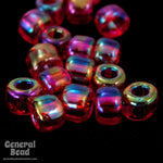 6/0 Transparent Ruby AB Japanese Seed Bead-General Bead