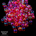 11/0 Transparent Ruby AB Japanese Seed Bead-General Bead