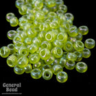 11/0 Transparent Chartreuse AB Japanese Seed Bead-General Bead