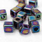 4mm Black AB Cube Bead (20 Gm) #JKL002-General Bead