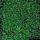 15/0 Transparent Kelly Green AB Japanese Seed Bead-General Bead