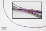 Size 3 Silver Lined Light Amethyst AB Japanese Bugle (10 Gm, 40 Gm, 1/2 Kilo) #JLC006-General Bead