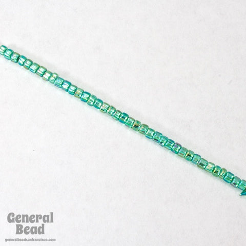 11/0 Silver Lined Green AB Japanese Seed Bead-General Bead