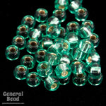11/0 Dyed Silver Lined Green Japanese Seed Bead-General Bead