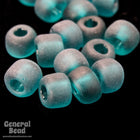 6/0 Matte Transparent Teal Japanese Seed Bead-General Bead