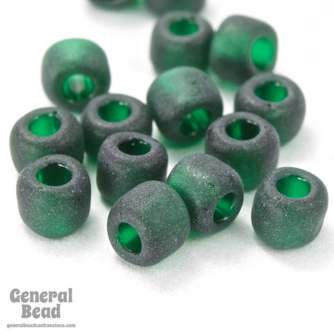 6/0 Matte Transparent Emerald Japanese Seed Bead-General Bead