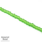 6/0 Matte Transparent Lime Green Japanese Seed Bead-General Bead