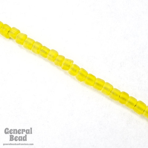 6/0 Matte Transparent Yellow Japanese Seed Bead-General Bead