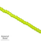 6/0 Matte Transparent Chartreuse Japanese Seed Bead-General Bead