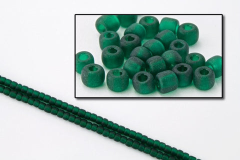 11/0 Matte Transparent Emerald Japanese Seed Bead-General Bead