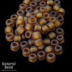 11/0 Matte Transparent Dark Topaz Japanese Seed Bead-General Bead