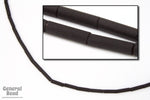 Size 3 Matte Black Japanese Bugle (10 Gm, 40 Gm, 1/2 Kilo) #JPC001-General Bead
