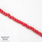6/0 Matte Opaque Red Japanese Seed Bead-General Bead