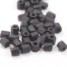 10/0 Matte Black Twist Hex Seed Bead (20 Gm) #JPH001-General Bead