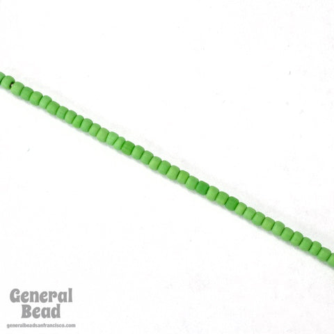 11/0 Matte Opaque Pea Green Japanese Seed Bead-General Bead