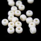 8/0 Matte Opaque Cream Seed Bead-General Bead