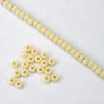 8/0 Matte Opaque Cream Seed Bead-General Bead