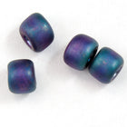 3/0 Matte Metallic Blue Iris Seed Bead-General Bead