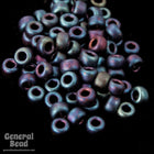 11/0 Matte Metallic Blue Iris Japanese Seed Bead-General Bead