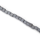 4mm Matte Gunmetal Cube Bead (20 Gm) #JQL001-General Bead