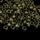 15/0 Matte Metallic Olive Gray Japanese Seed Bead (20 Gm, 1/2 Kilo) #JQO003