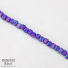 6/0 Matte Transparent Cobalt AB Japanese Seed Bead-General Bead
