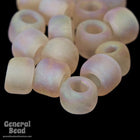 6/0 Matte Transparent Salmon AB Japanese Seed Bead-General Bead