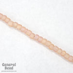 6/0 Matte Transparent Salmon AB Japanese Seed Bead-General Bead