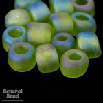 6/0 Matte Transparent Chartreuse AB Japanese Seed Bead-General Bead