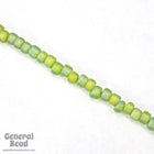 6/0 Matte Transparent Chartreuse AB Japanese Seed Bead-General Bead