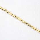10/0 Bright Gold 22 KT Twist Hex Seed Bead (3 Gm) #JUH002-General Bead