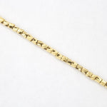 10/0 Bright Gold 22 KT Twist Hex Seed Bead (3 Gm) #JUH002-General Bead