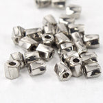 10/0 White Gold 22 KT Twist Hex Seed Bead-General Bead