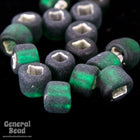 6/0 Matte Silver Lined Emerald Japanese Seed Bead-General Bead