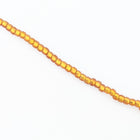 6/0 Matte Silver Lined Topaz Japanese Seed Bead (20 Gm) #JWF012-General Bead