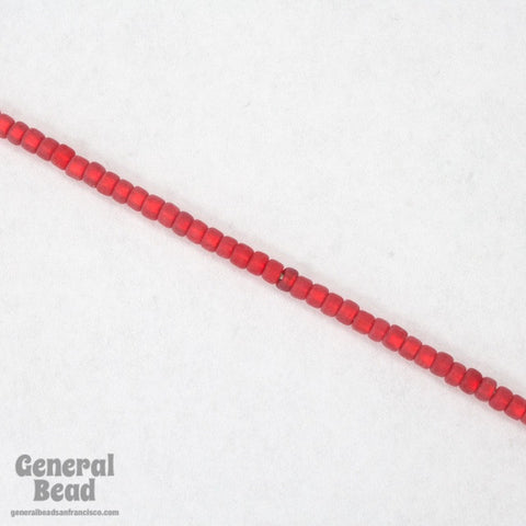 11/0 Matte Silver Lined Ruby Japanese Seed Bead-General Bead