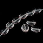 6mm x 8mm Transparent Rose Oval Bead (50 Pcs) #KBA006-General Bead