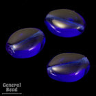 8mm x 10mm Sapphire Oval Bead (25 Pcs) #KBB006-General Bead