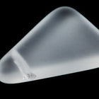 15mm x 19mm Matte Crystal Triangle Bead #KCA001-General Bead